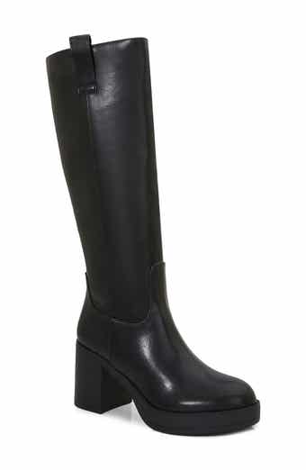 Knee High Block Heel Boot