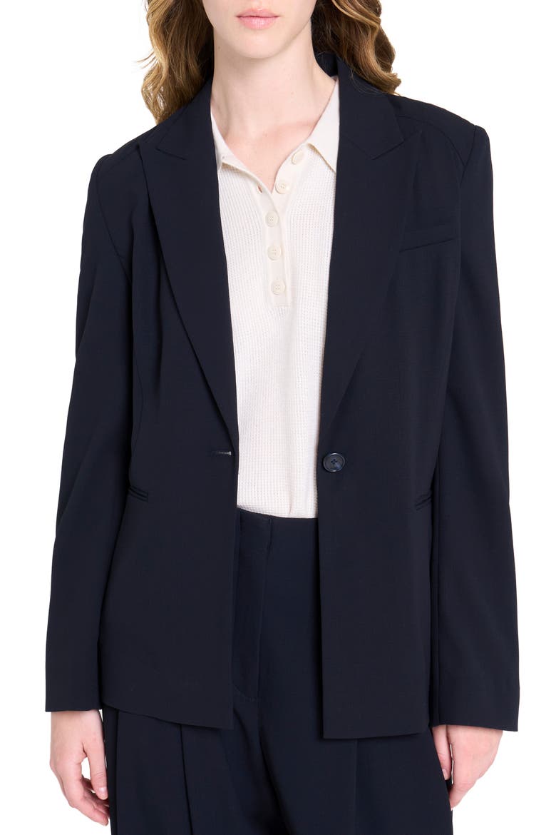 Wool Blazer, Main, color, MIDNIGHT