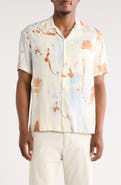 DENIM AND FLOWER Splatter Button-Up Shirt