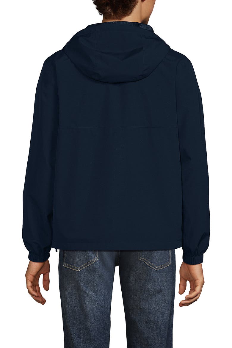 Squall Waterproof Packable Rain Jacket, Alternate, color, Radiant Navy