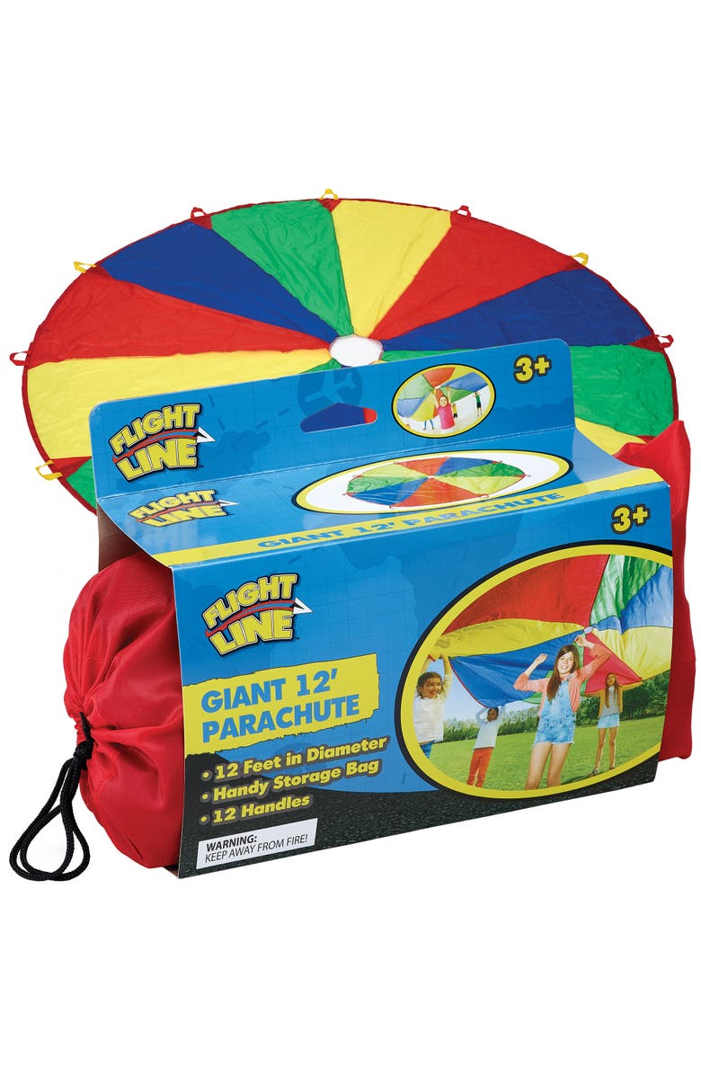 Flight Line Giant 12' Parachute, Main, color, Multicolored