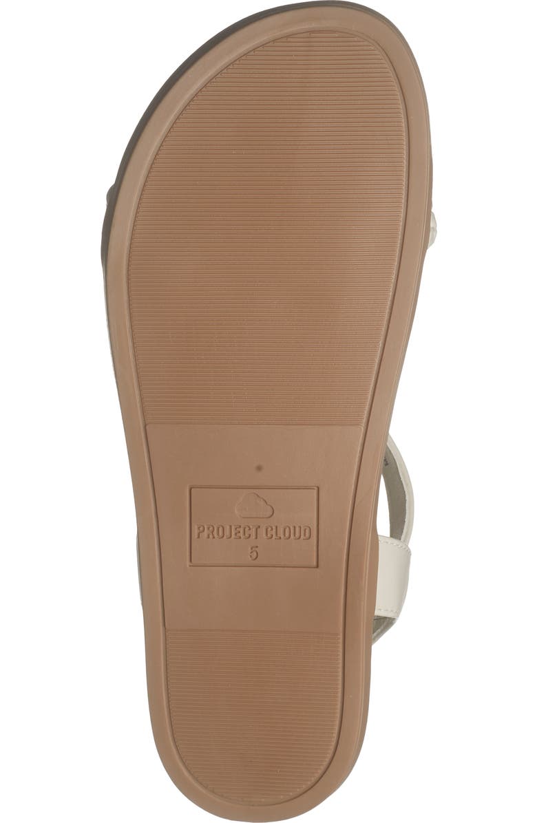 Project Cloud Kids' Leap Strappy Sandal, Alternate, color, White