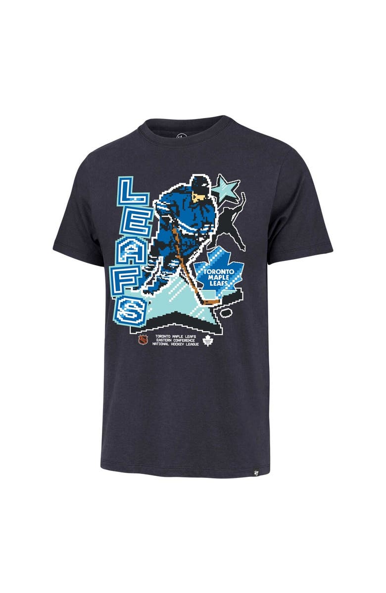 '47 Men's '47 Blue Toronto Maple Leafs Lamp Lighter Franklin T-Shirt, Alternate, color,