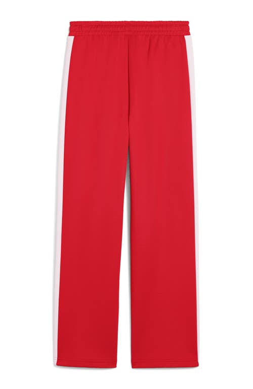 Puma T7 Always On Straight Track Pants In Red