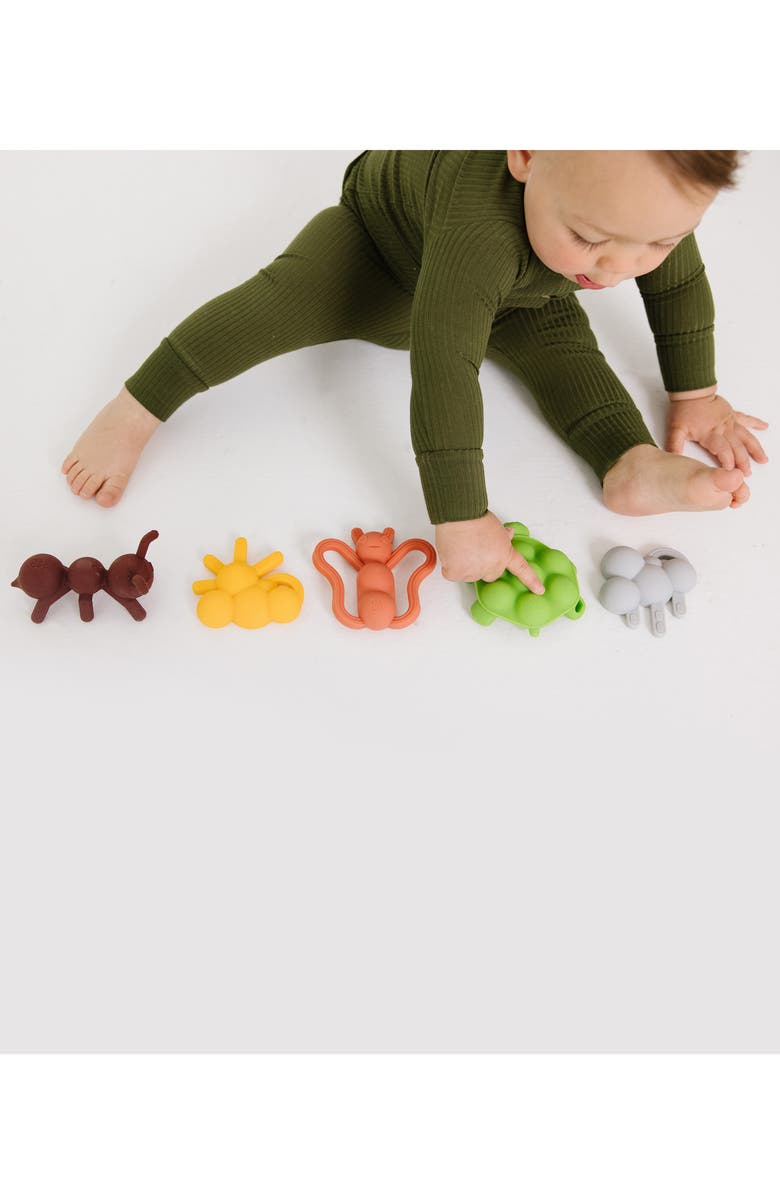 Doddle & Co. Rain & Shine Critter 6-Pack Teether Toys, Alternate, color, Multi
