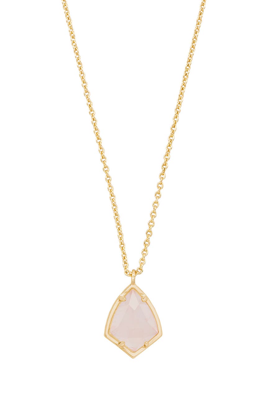 'Cory' Semiprecious Stone Pendant Necklace