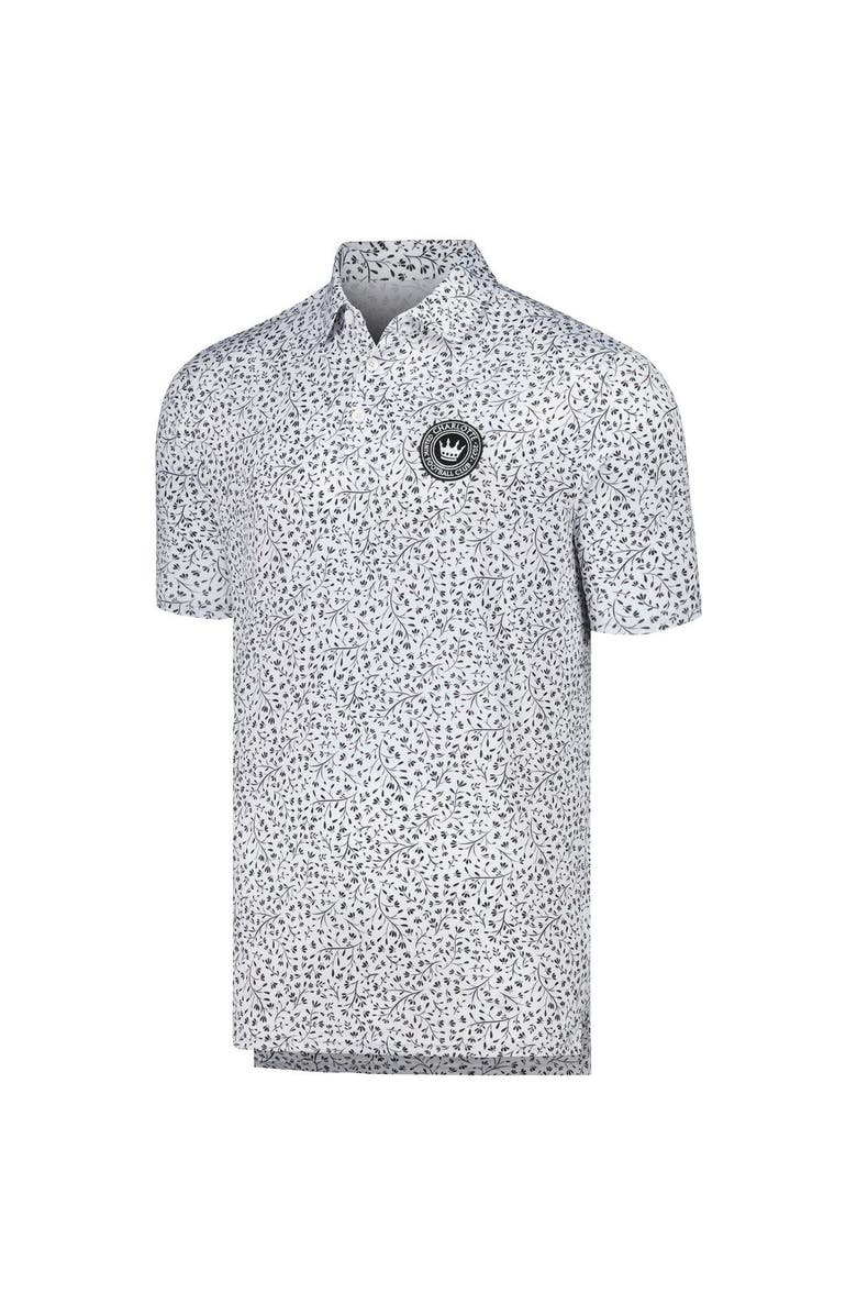 ANTIGUA Men's Antigua White Charlotte FC Motion Polo, Alternate, color,