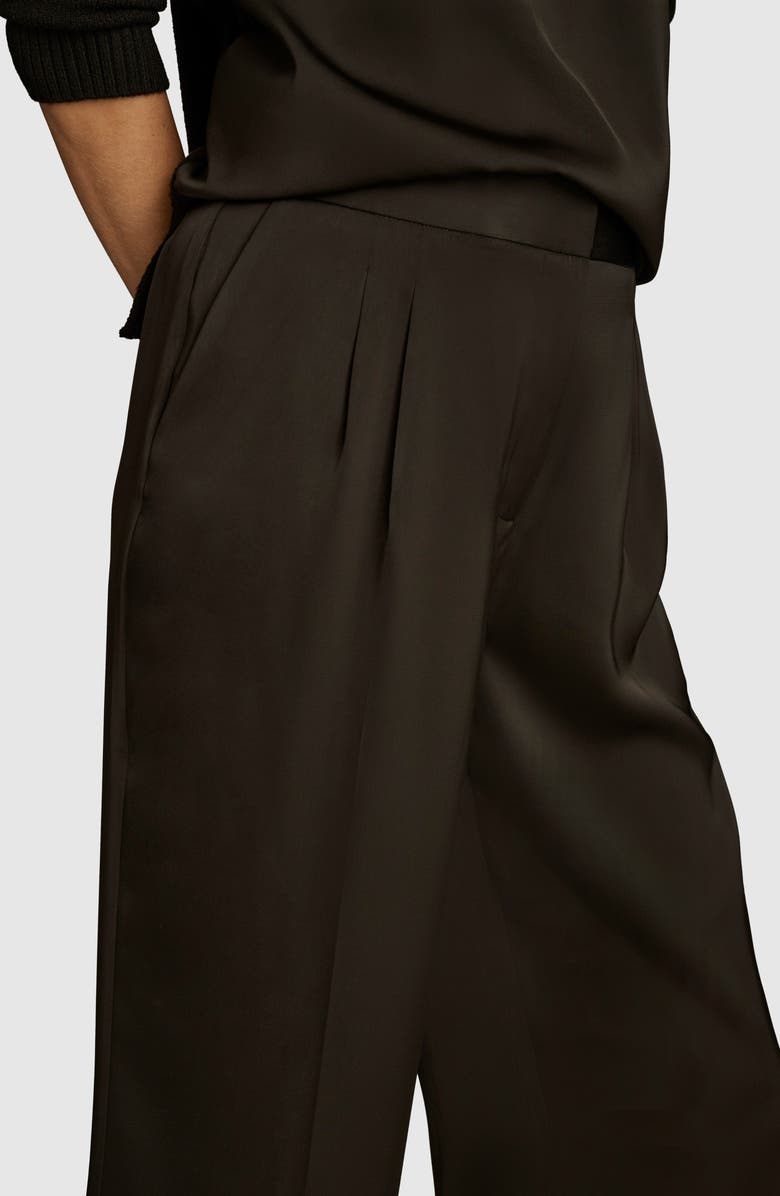 Donna Karan New York Pleated Wide Leg Pants, Alternate, color, 