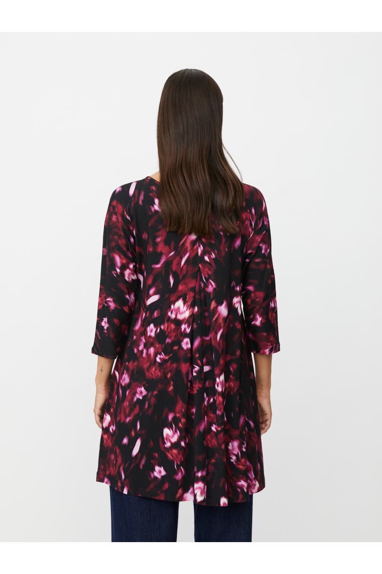 Magertine Floral Swing Tunic, Alternate, color, Tawny Port