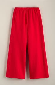 Zella Girl Kids' Icon Wide Leg Fleece Pants