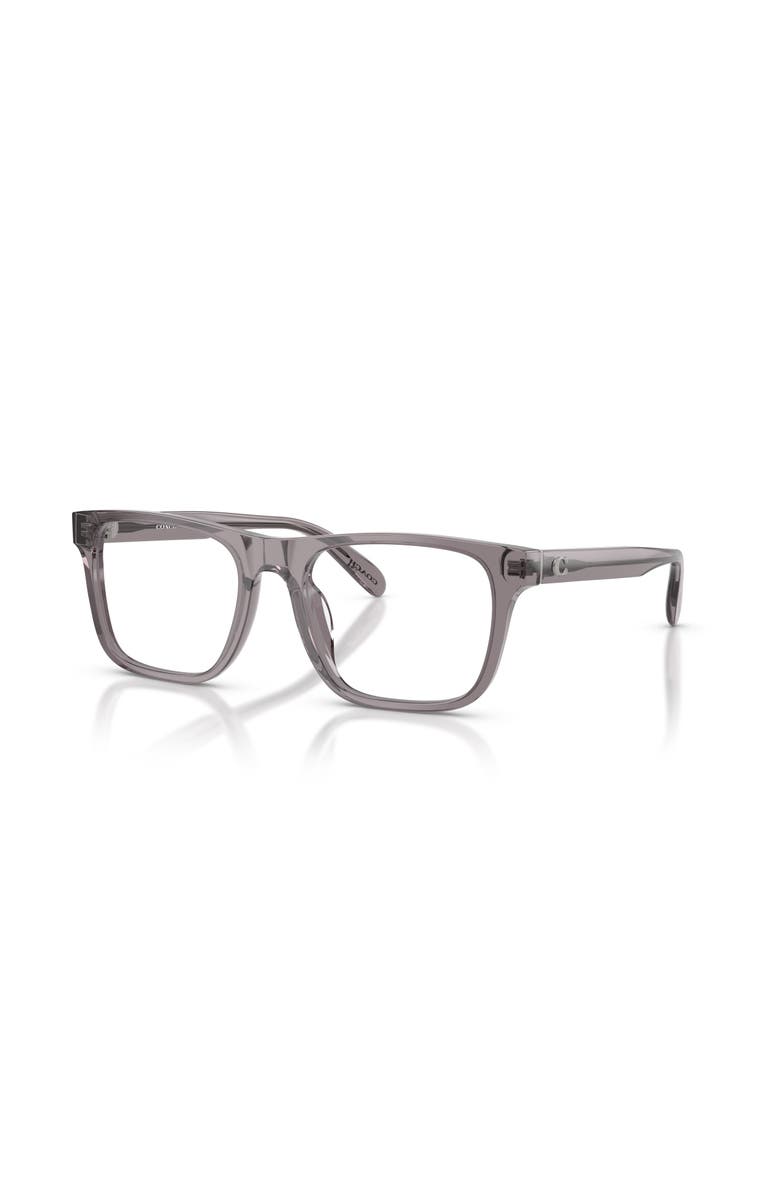 COACH 53mm Square optical glasses, Main, color, Grey
