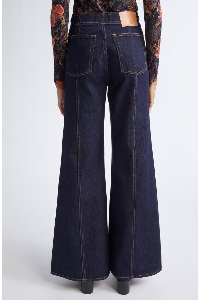 The Delphine High Waist Wide Leg Jeans, Alternate, color, TIGRIS