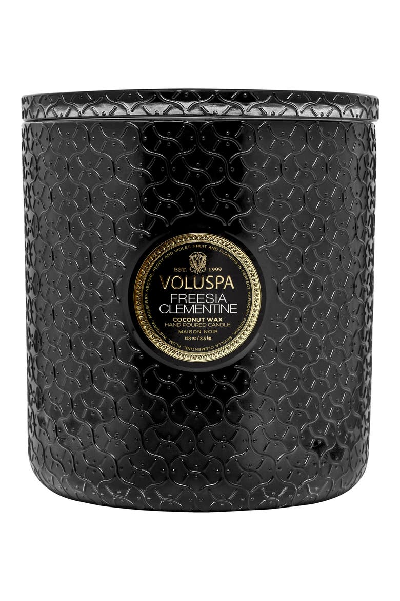 Freesia Clementine 5-Wick Hearth Candle, Alternate, color, FREESIA CLEMENTINE