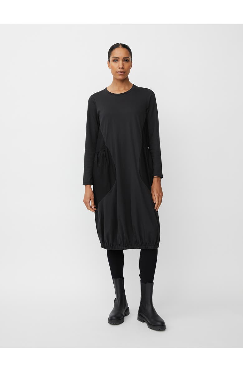 Masai Copenhagen MaNyphira Long Sleeve Loose Fit Dress, Main, color, Black