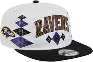 New Era Men's New Era White Baltimore Ravens Argyle 19TWENTY Adjustable Hat