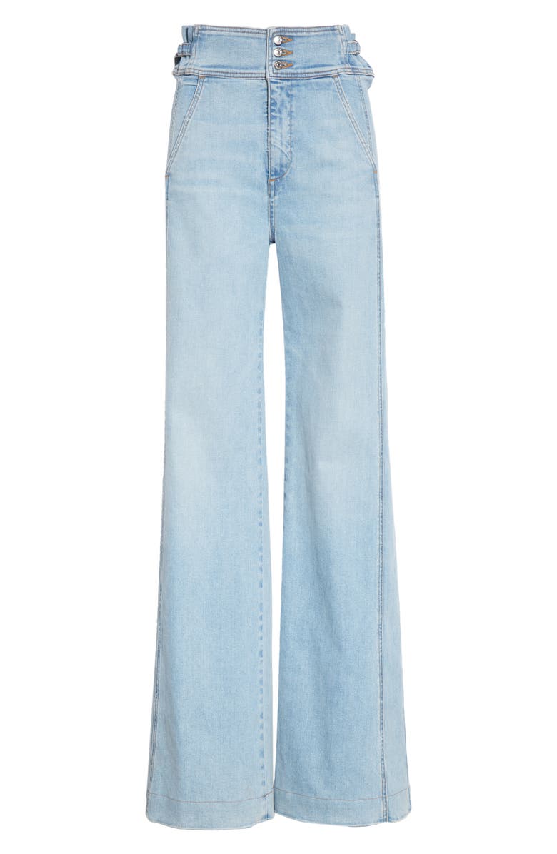 Veronica Beard Vira Wide Leg Jeans, Alternate, color,