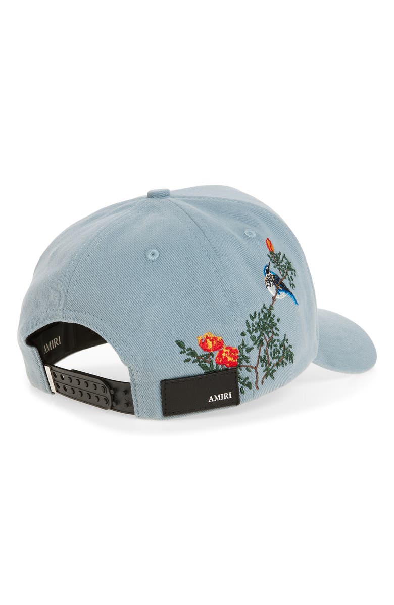 AMIRI Chateau Amiri Baseball Cap, Alternate, color, Steel