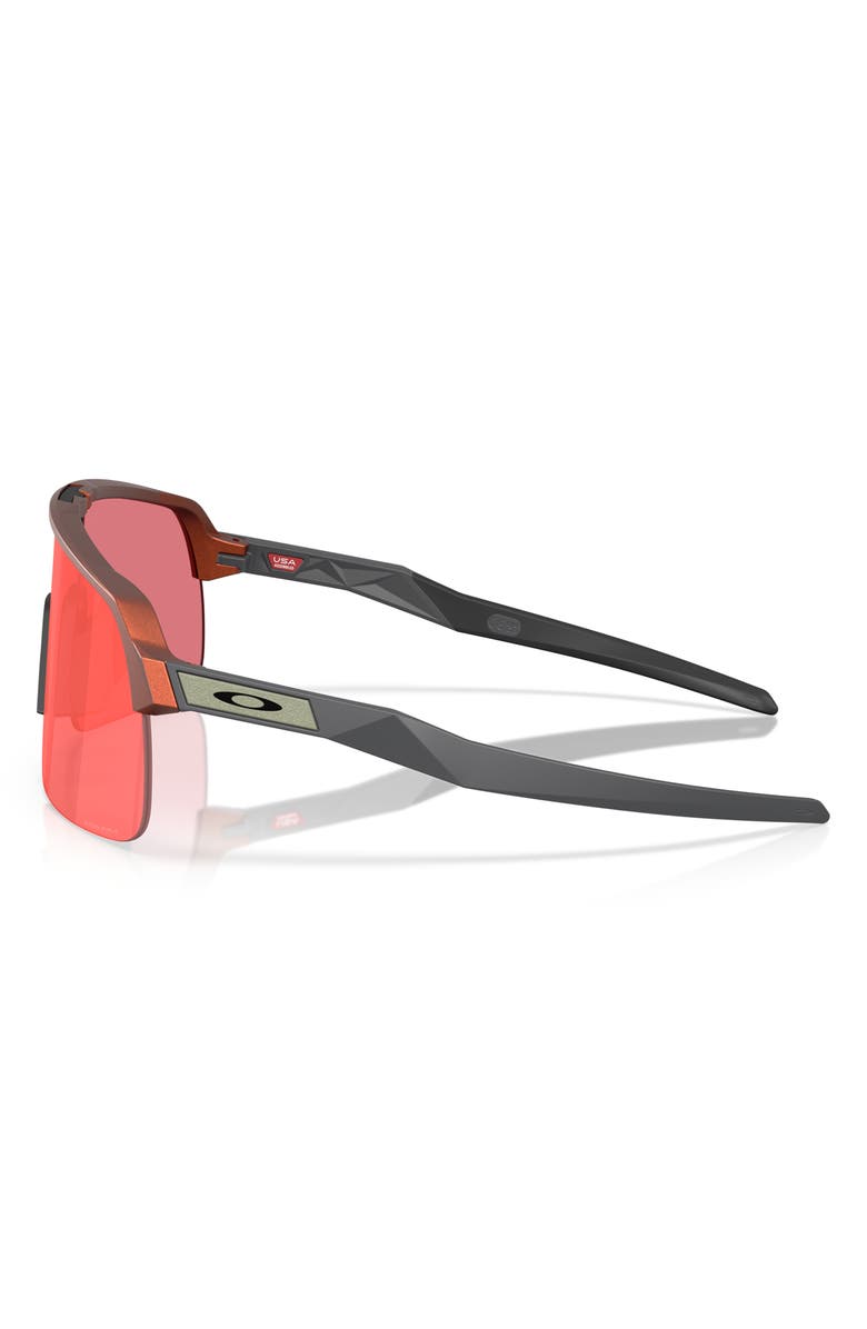 Oakley Sutro 39mm Polarized Rectangular Sunglasses, Alternate, color, Fire Orange