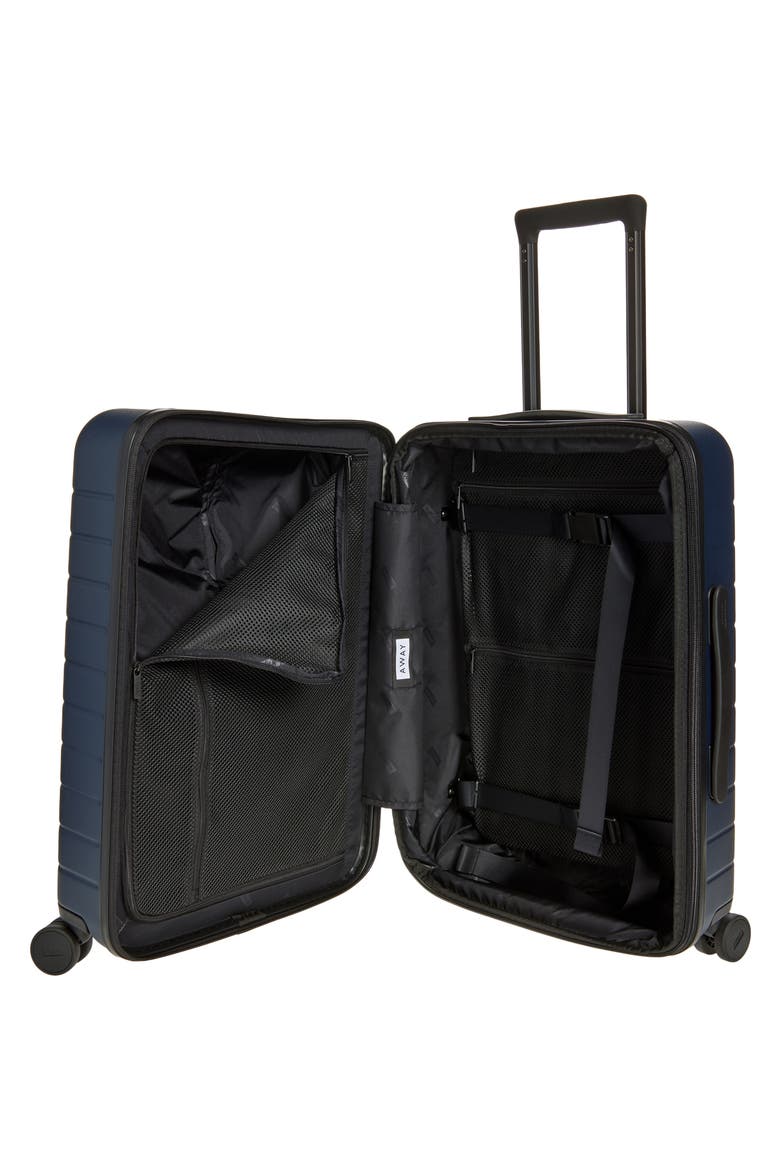 The Bigger Carry-On Flex Suitcase, Alternate, color, NAVY BLUE