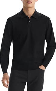 Theory Goris Long Sleeve Polo