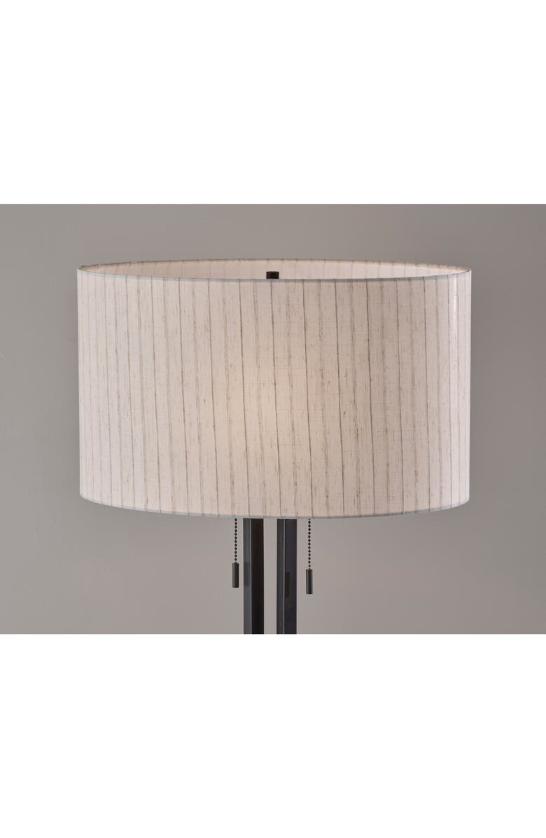 ADESSO LIGHTING Foster Floor Lamp, Alternate, color, Black