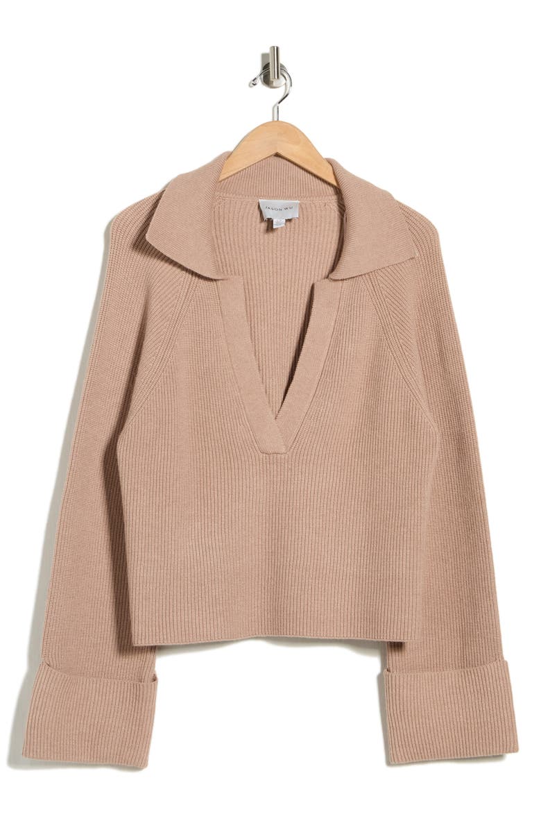 JASON WU Johnny Collar Sweater, Main, color, 