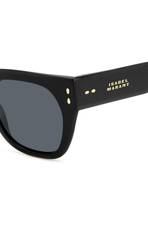 Isabel Marant 53mm Square Sunglasses In Black