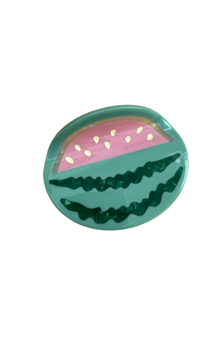 Centinelle Watermelon Hair Claw, Main, color, Green