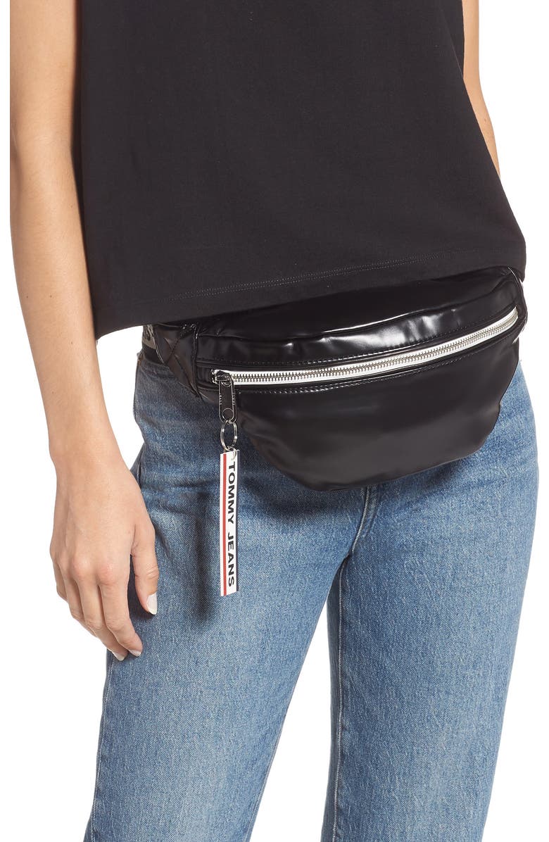 TOMMY JEANS Logo Belt Bag, Alternate, color,