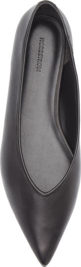 Scarlet Pointed Toe Flat