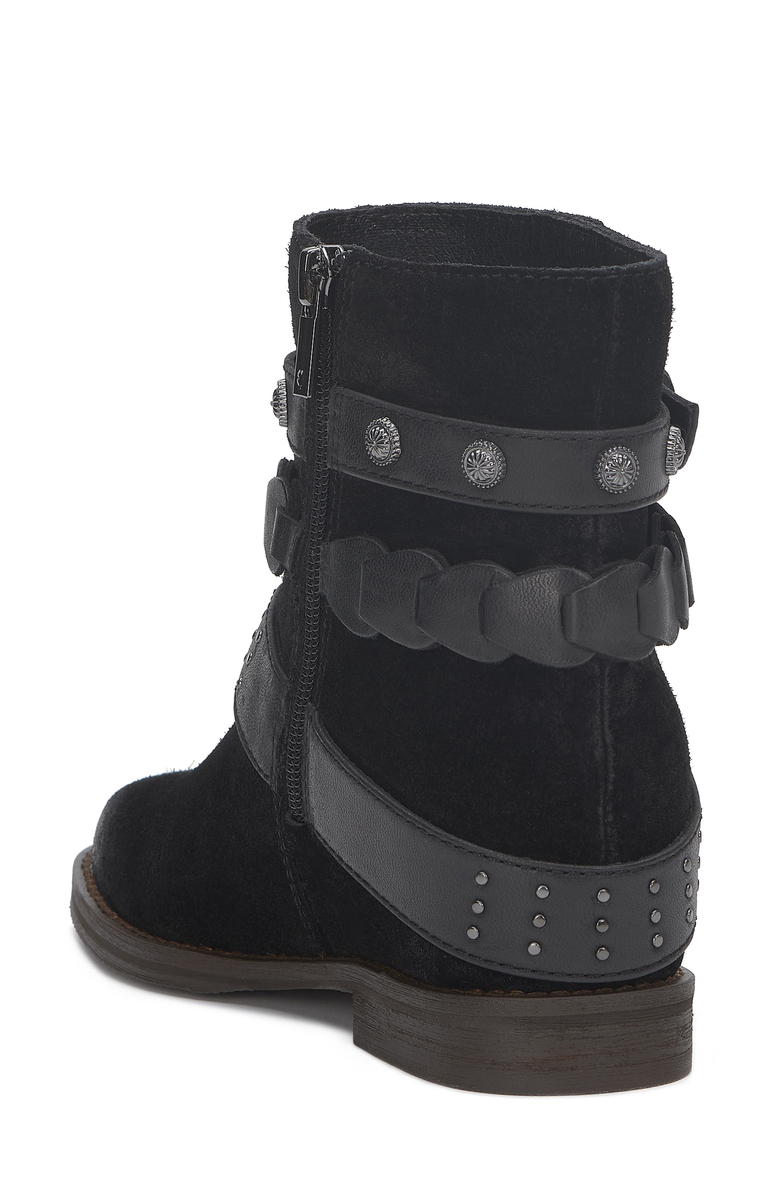 Lucky Brand Miav Bootie, Alternate, color, Black / Black Oil
