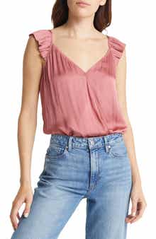 PAIGE Lunah Satin Bodysuit