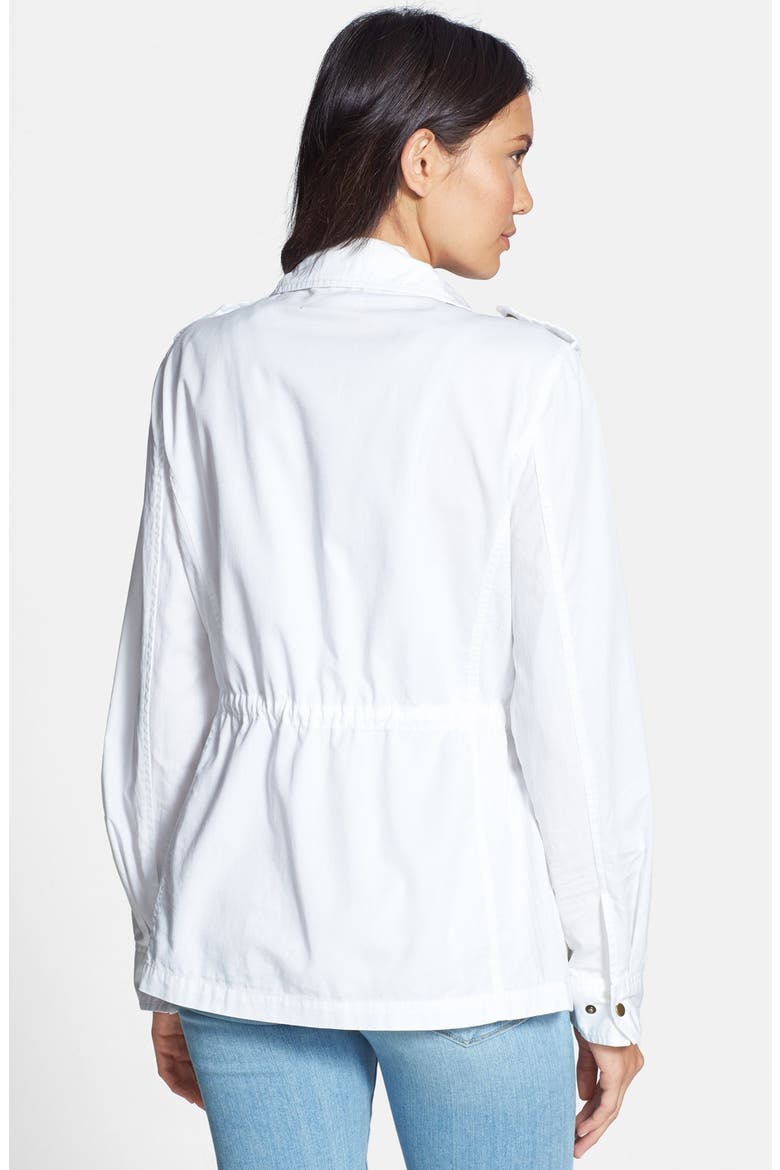 Lily Aldridge for Velvet by Graham & Spencer Army Jacket, Alternate, color, WHITE