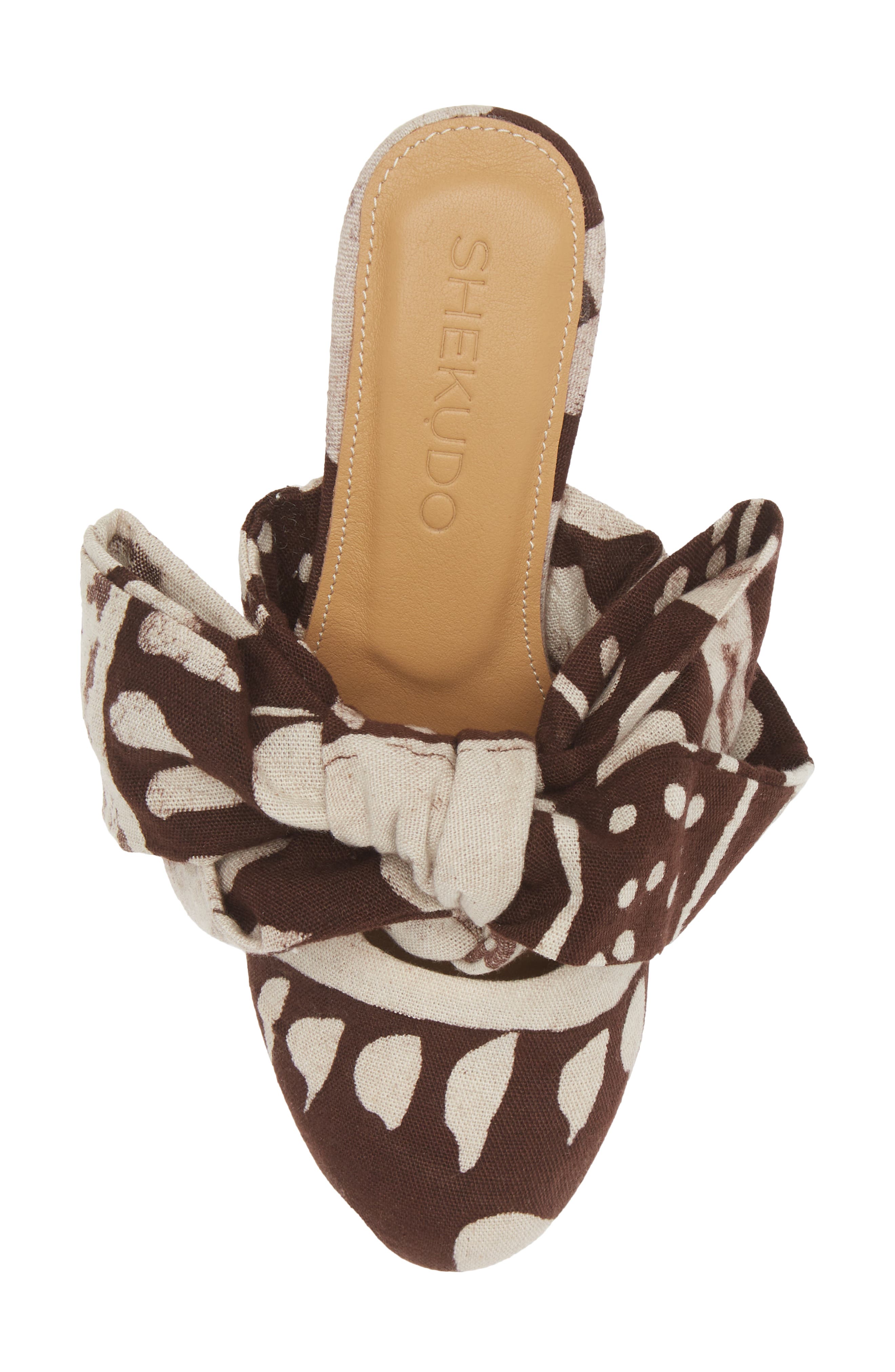 SHEKUDO Print Bow Mule, Alternate, color, 