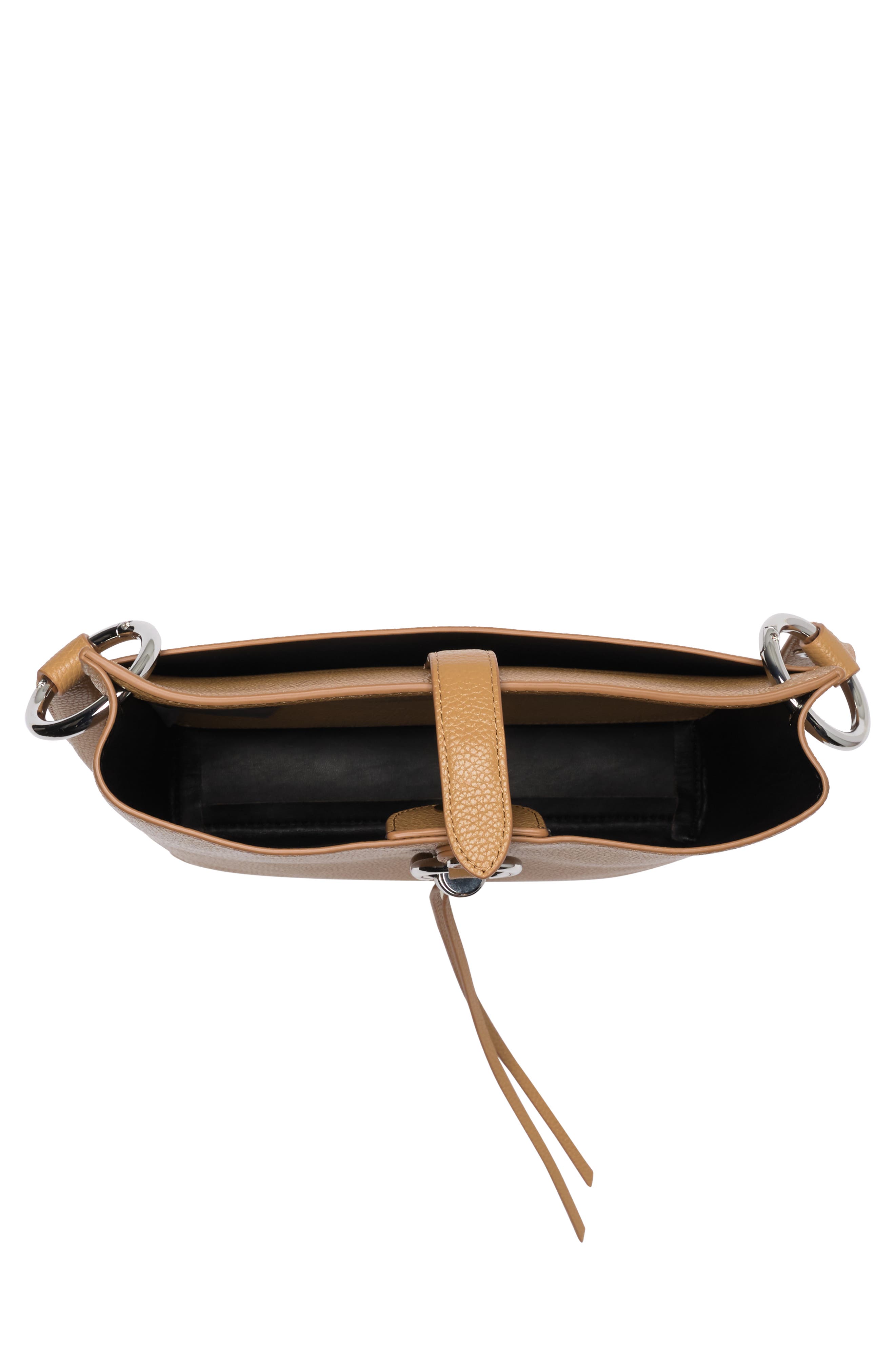 Rebecca Minkoff Megan Small Leather Feed Bag, Alternate, color, 