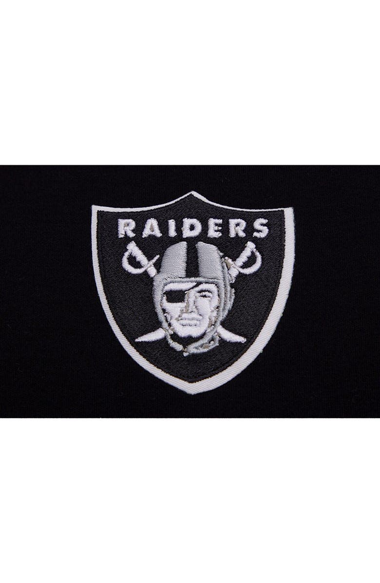 PRO STANDARD Women's Pro Standard  Black Las Vegas Raiders Ombre Wordmark Classic Cropped Tank Top, Alternate, color, Black