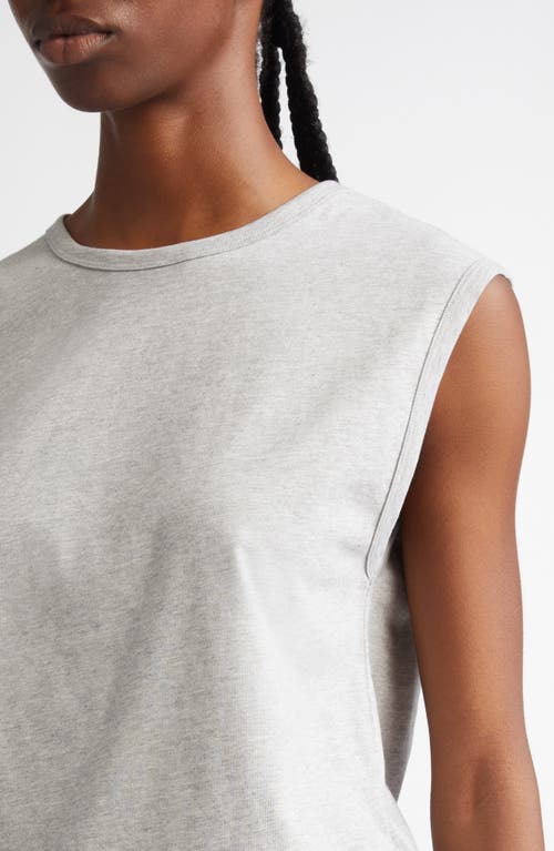 LOULOU DE SAISON LOULOU DE SAISON BRANI SLEEVELESS COTTON T-SHIRT