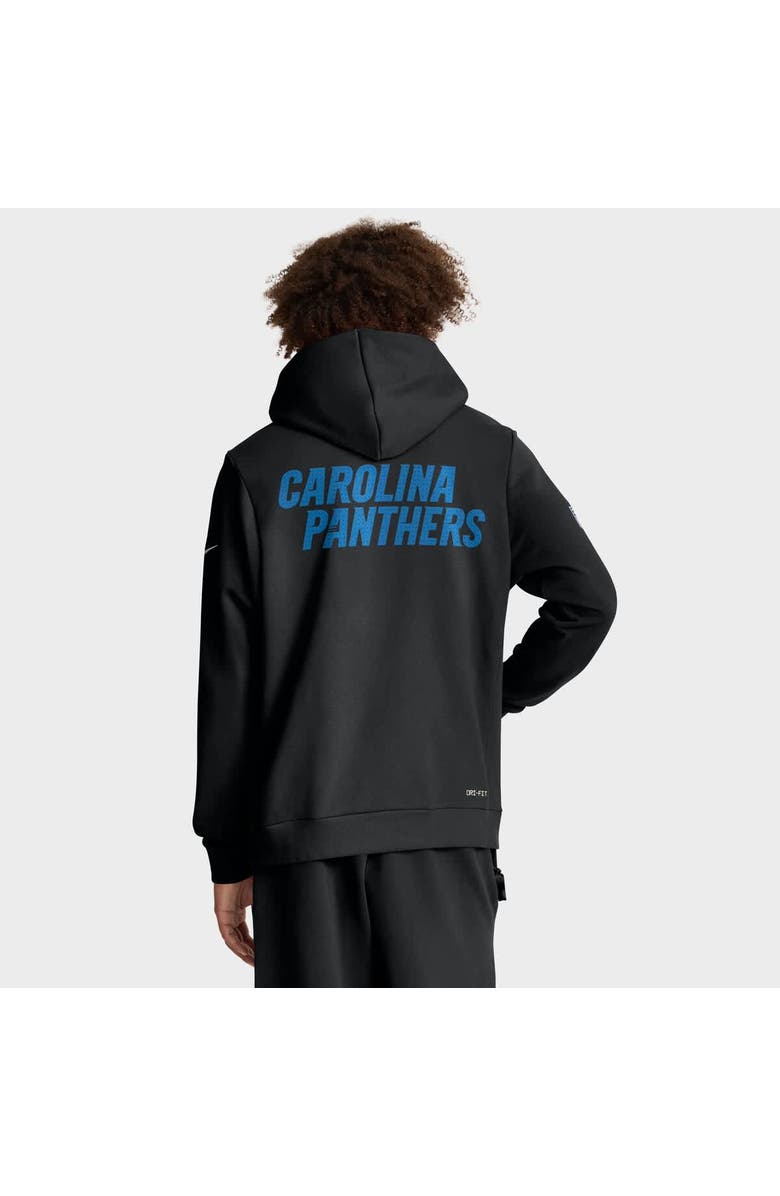 Nike Men's Nike Black Carolina Panthers Sideline Standard Issue Initial Home Dri-FIT Hoodie, Alternate, color, Black