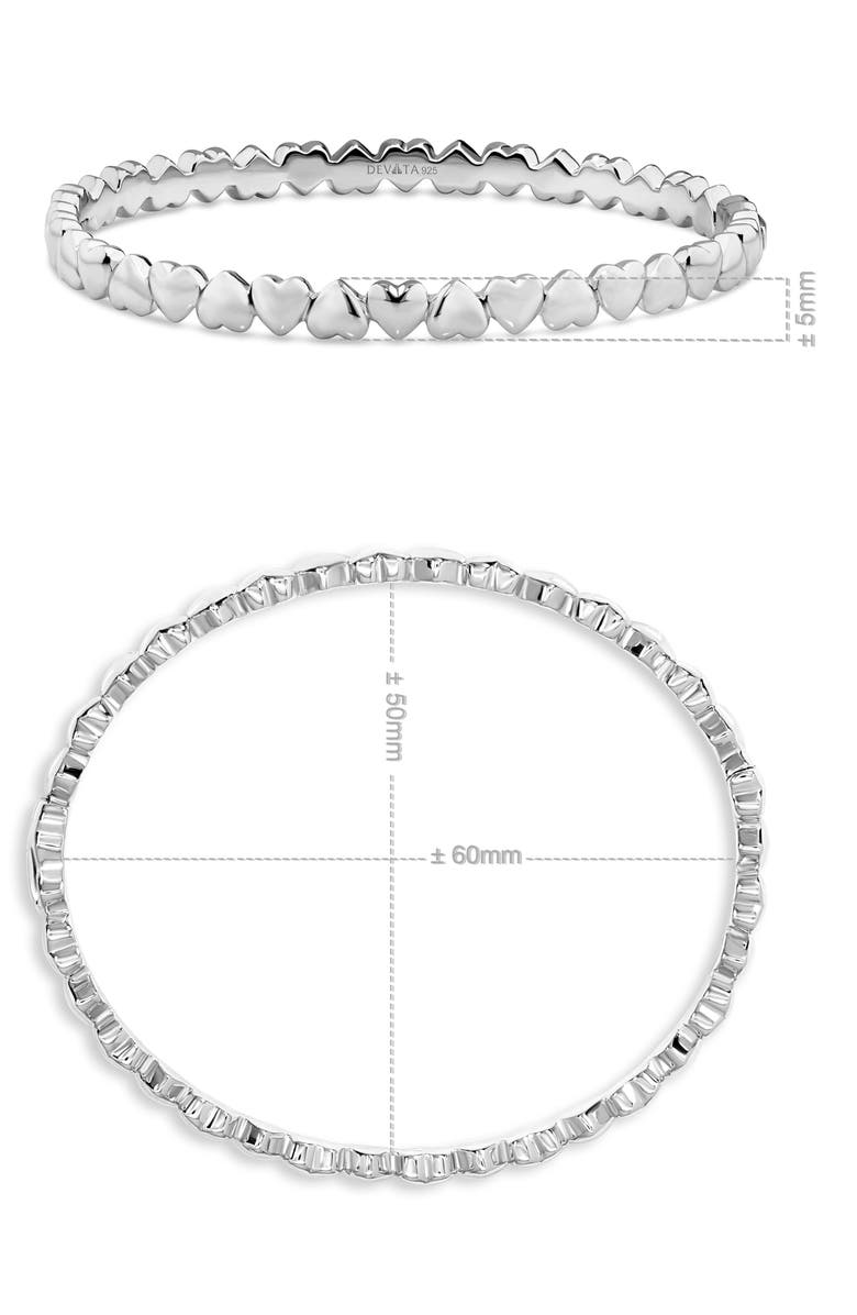 DEVATA Sweetheart Eternity Bangle Bracelet, Alternate, color,