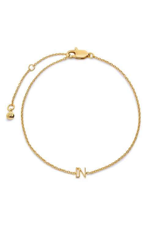 Initial Chain Bracelet