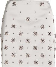 Veronica Beard Olenna Embellished Miniskirt