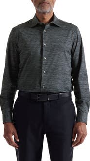 Bugatchi James OoohCotton® Space Dye Button-Up Shirt