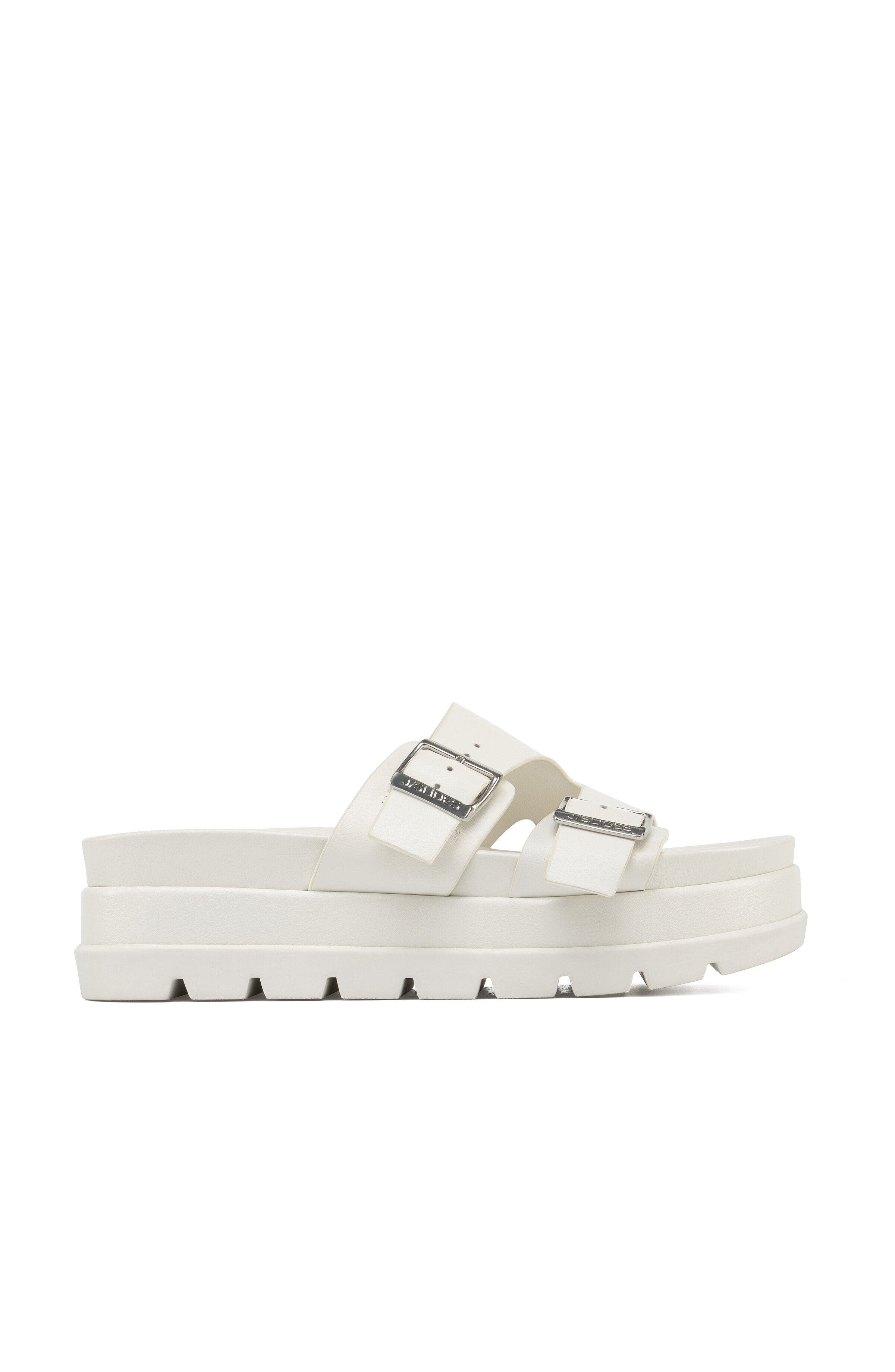 JSlides Footwear Bianca Sandal, Alternate, color, White