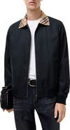 Burberry Gabardine Glenfields Bomber Jacket