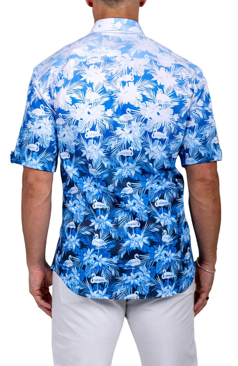 Maceoo Galileo Marthy Short Sleeve Button-Up Shirt, Alternate, color,