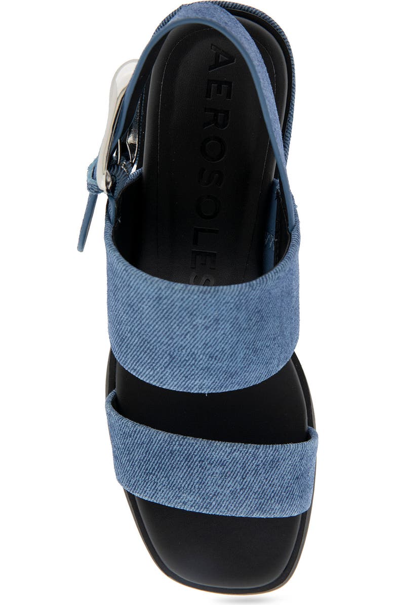 Aerosoles Dantay Slingback Sandal, Alternate, color, Blue Jean Denim Suede