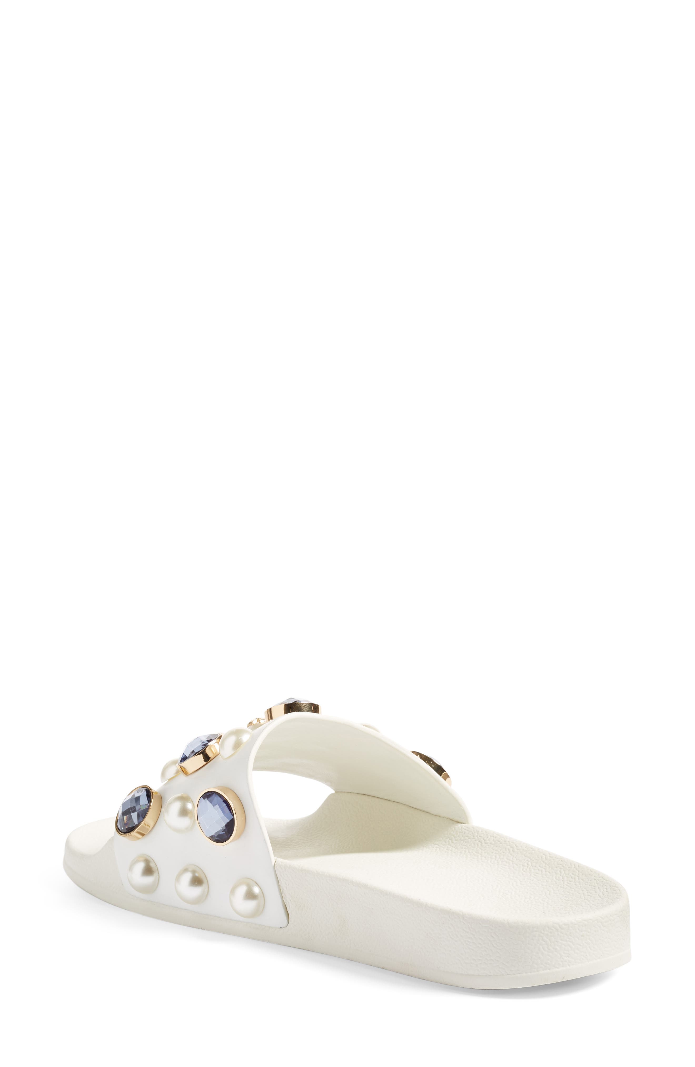 Tory Burch Vail Embellished Slide Sandal, Main, color, 