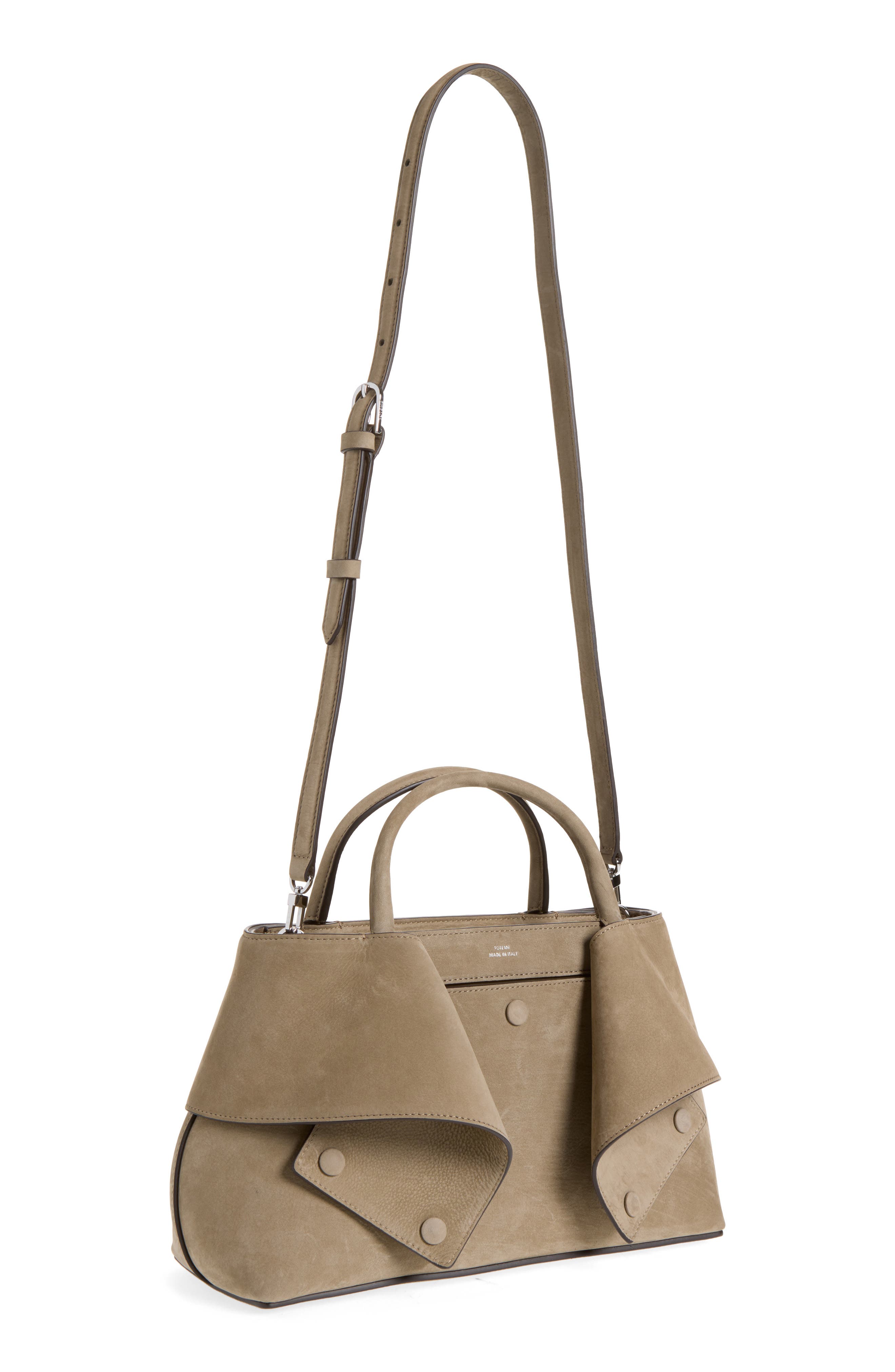 Small Mercer Nubuck Leather Tote, Alternate, color, ROCK
