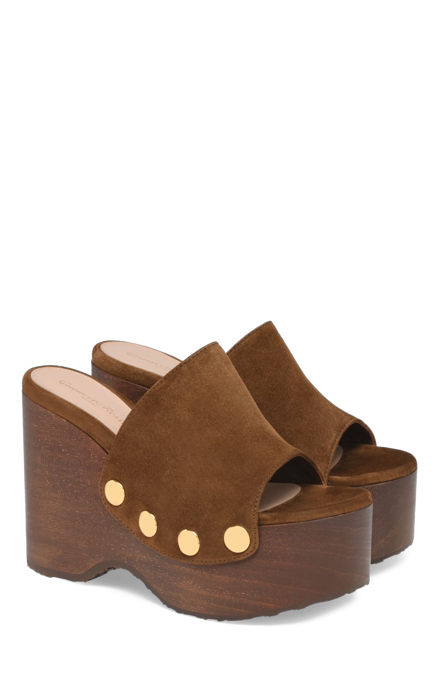 Ardèa Mules, Alternate, color, Brown Leather