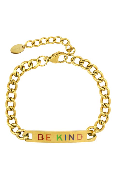 Be Kind Chain Bracelet
